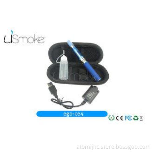 Blue SS E cigarette Ego Starter Kit CE4 Clearomizer 800 puf
